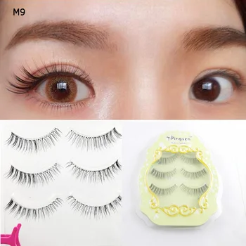 

Japanese Korea eye tail encryption clear brand lash false charming silk eyelash sharpening series lashes