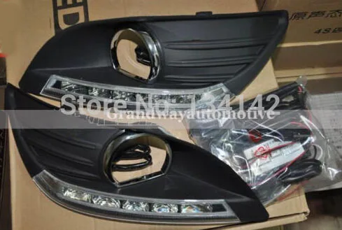 

New LED daytime running light DRL fog lamp light Cover Fit for FORD FOCUS 2 mk2 Sedan 2009 2010 2011