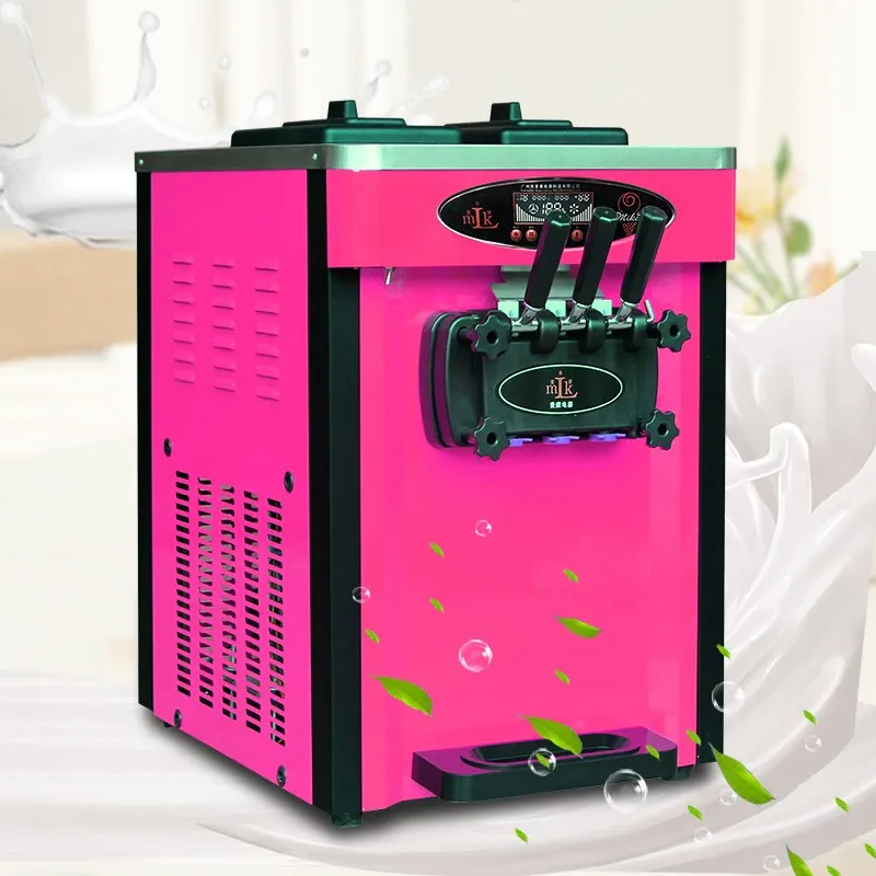 

Commercial street, cold drink shop professional ice cream machine / soft ice cream machine minimum investment