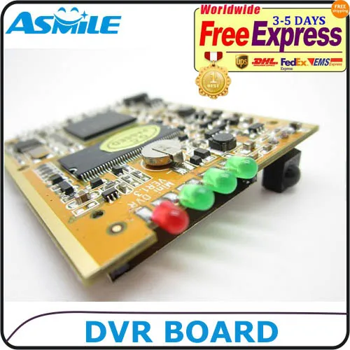  2-32GB cctv dvr board PCB BOARD with remote controller from ASmile