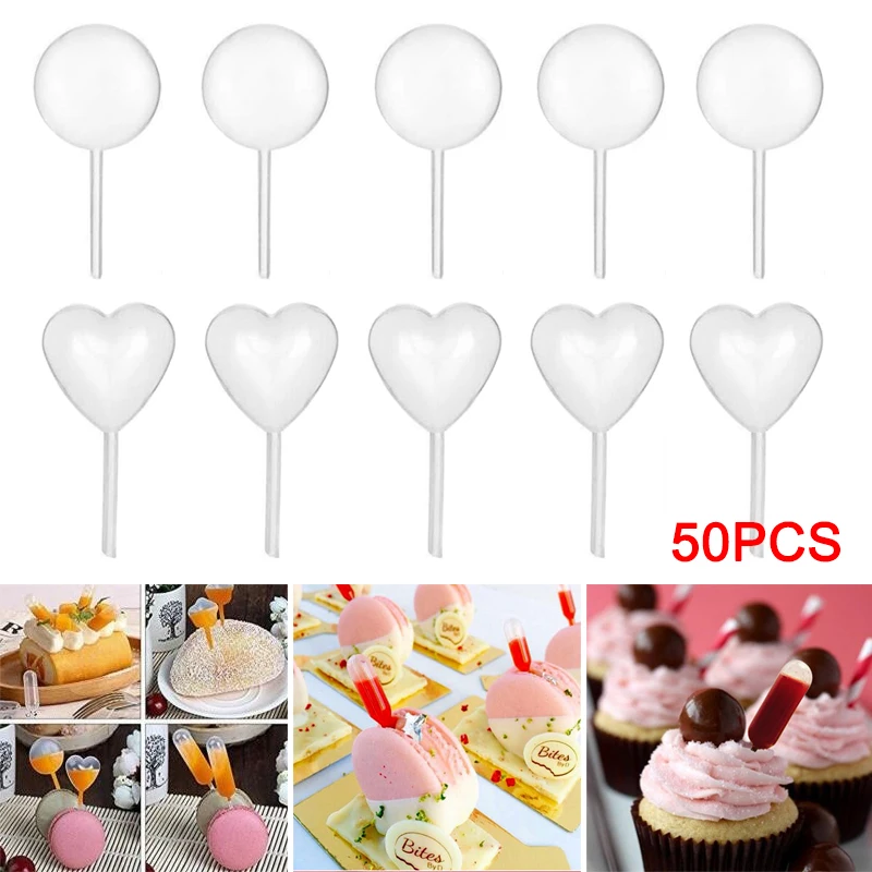 

50 Pieces 4ML Pipette Disposable Clear Dropper Liquid Injector for Jam Cupcakes Chocolate YU-Home