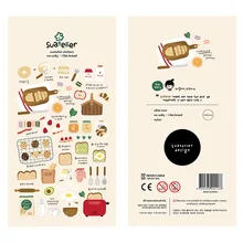 Хлеб клубника красота пуля журнал Декоративные Канцелярские наклейки Скрапбукинг DIY дневник альбом Стик