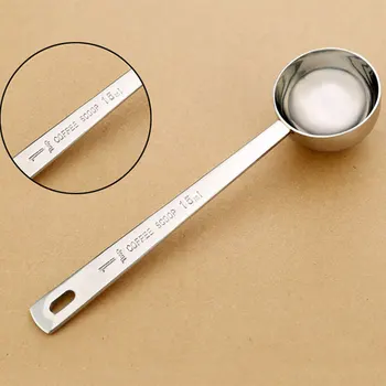 

15ML Coffee Scoop Thicken Stainless Steel Tablespoon Measuring Spoon Kitchen Bar Tools 1PCS -30