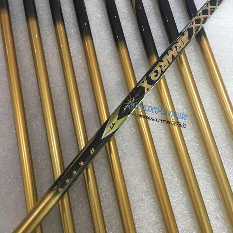 Новые клюшки для гольфа HONMA S-06 4 звезды утюги для гольфа 4-11Sw IS-06 набор утюгов стальной вал R или S Flex клюшки для гольфа вал - Цвет: Graphite shaft R