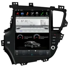 Вертикальный Экран Тесла Стиль Android 6,0 12,9 дюймов автомобиля gps навигации DVD для Kia K5 Optima радио только Fit левой ручной привод