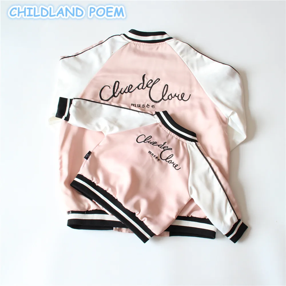 

Family Matching Clothes Mother and Daughter Clothes Embroidery Letter Mommy Baby Outfits Family Look Jacket Coat Baby Jackets