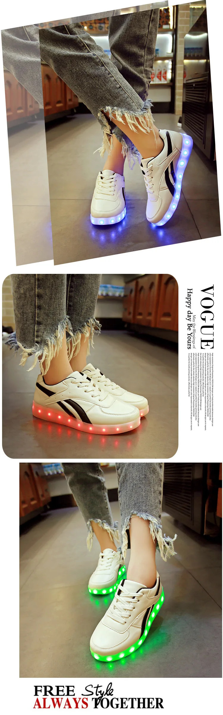 Светящаяся детская обувь со светодиодной подсветкой USB Перезаряжаемые из натуральных материалов, Schoenen Для мужчин повседневная женская