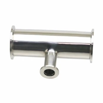

ISO-KF40 to KF16 (NW/KF-40 to 16) Tee 3-way T type Conical Reducer Adapter Vacuum Flanges Pipe Tube Fitting Stainless Steel 304