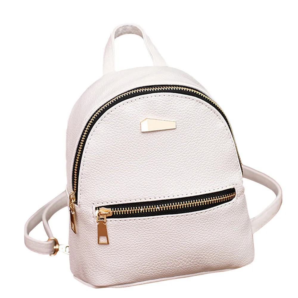 Fashion Lady Shoulders Small Backpack Letter Purse Phone Bag Female School Shoulder Travel Tote Bagpack mochila#25 | Багаж и сумки