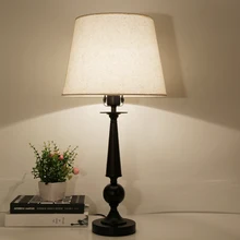 A1 железный лампа кантри исследования спальня прикроватный светильник современный и декоративными тканевыми нашивками, FG953