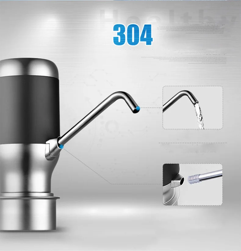 Беспроводной Электрический Автоматический водяной насос для бутылки, умная бутылка для питьевой воды, насос, диспенсер с USB 1.2L 1.8L объемом для дома