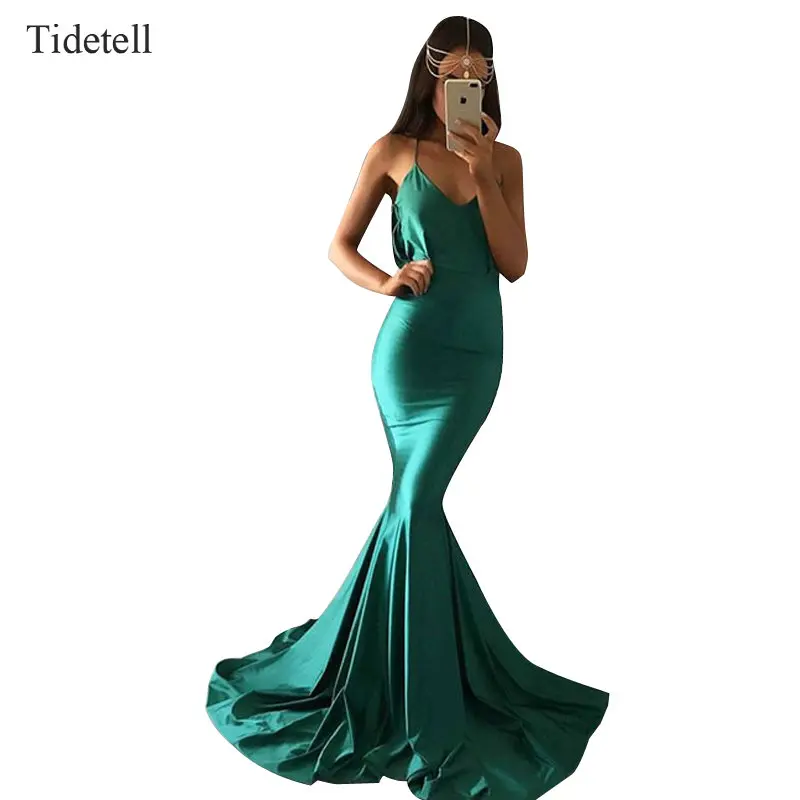 green bodycon prom dress
