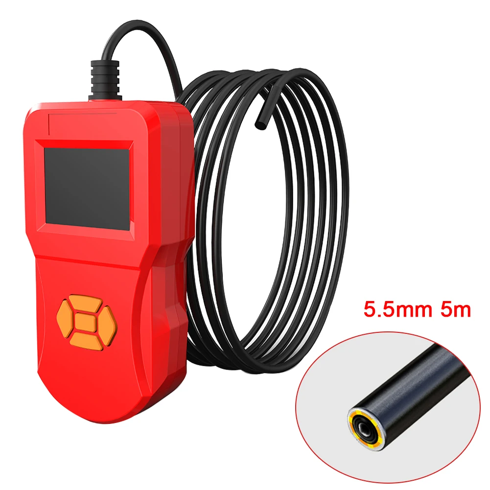 

2.4Inch IPS Waterproof Digital Detection Home HD Tool Adjustable With LEDs Portable Durable Handheld Endoscope Household
