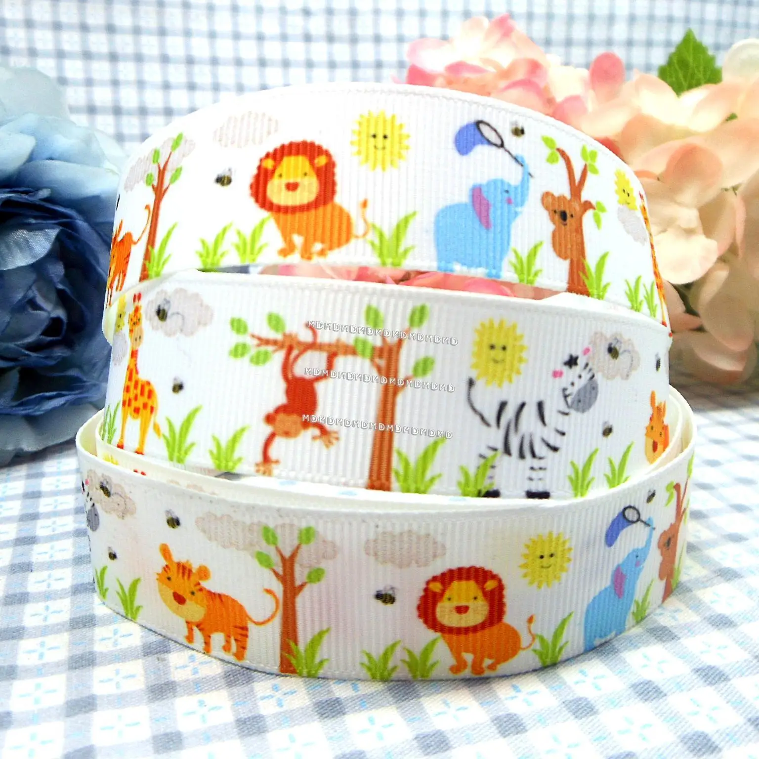 MD1501218 22 3096 Sun Lion тигровая набивная тесьма сделай сам лента ручной работы подарок