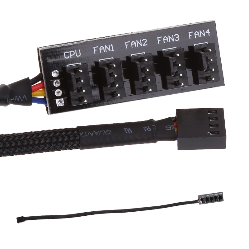 

39.5cm 1 to 5 4-pins Molex TX4 PWM CPU Cooler / Case / Chasis Cooling Fan Power Cable Hub Splitter Adapter