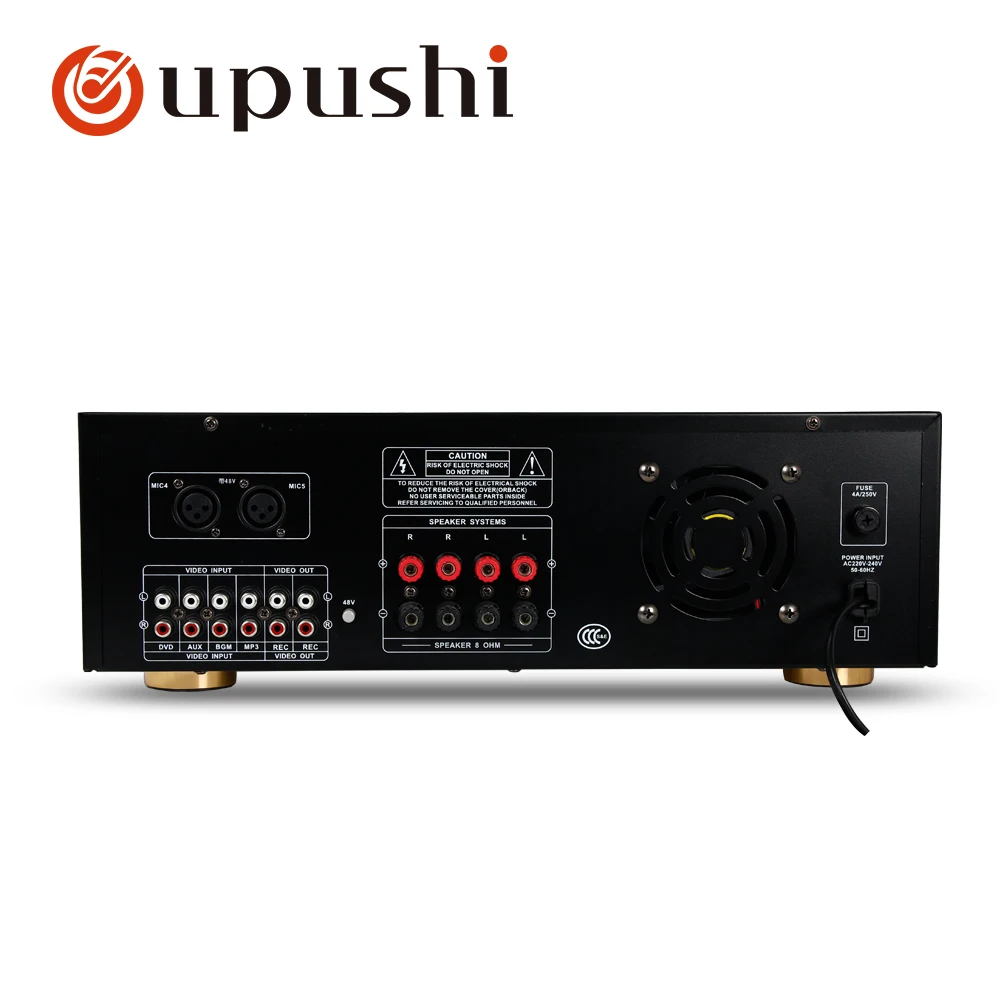 Oupushi Professional Karaoke Power Amplifiers 250W