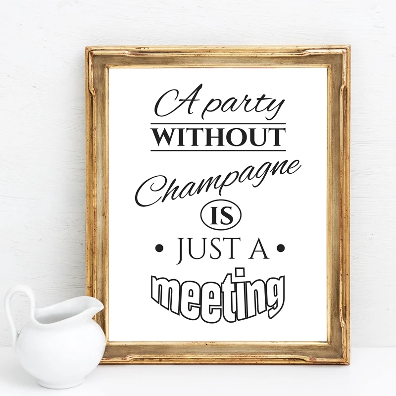 champagne and wine canvas prints