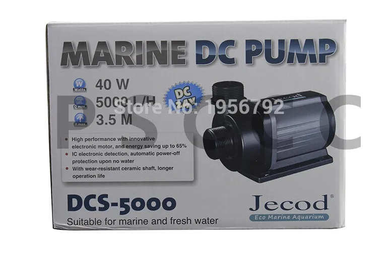 JEBAO DCS2000 DC2000 погружной водяной насос W/умный контроллер аквариум с морской водой пони DC насос eco аквариум 110 V 220 V - Цвет: DCS5000