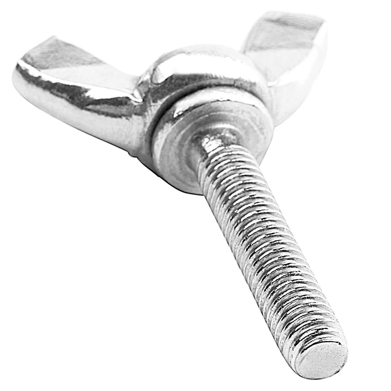 5 шт. M4x20mm нить 304 Нержавеющая сталь Крыло Винт С барашковой гайкой|Винты| |