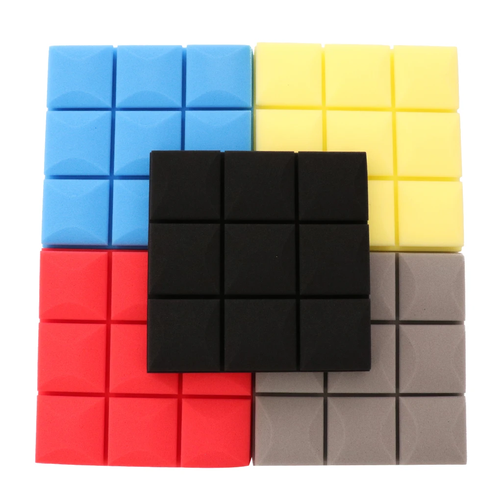 

6 Pcs Sound Absorption Panel Sound Absorbing Foam Audio Parts for KTV Office