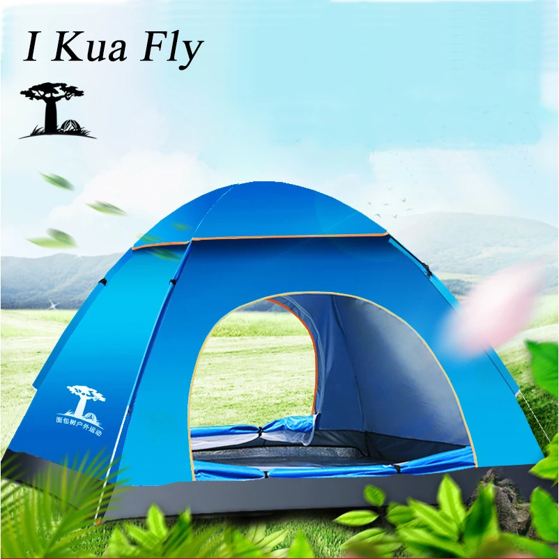 

Foldable Tent Waterproof 2-3 Person Portable Outdoor Automatic Instant Open Camping Hiking Fishing Travel Tent Anti UV Sun Shade