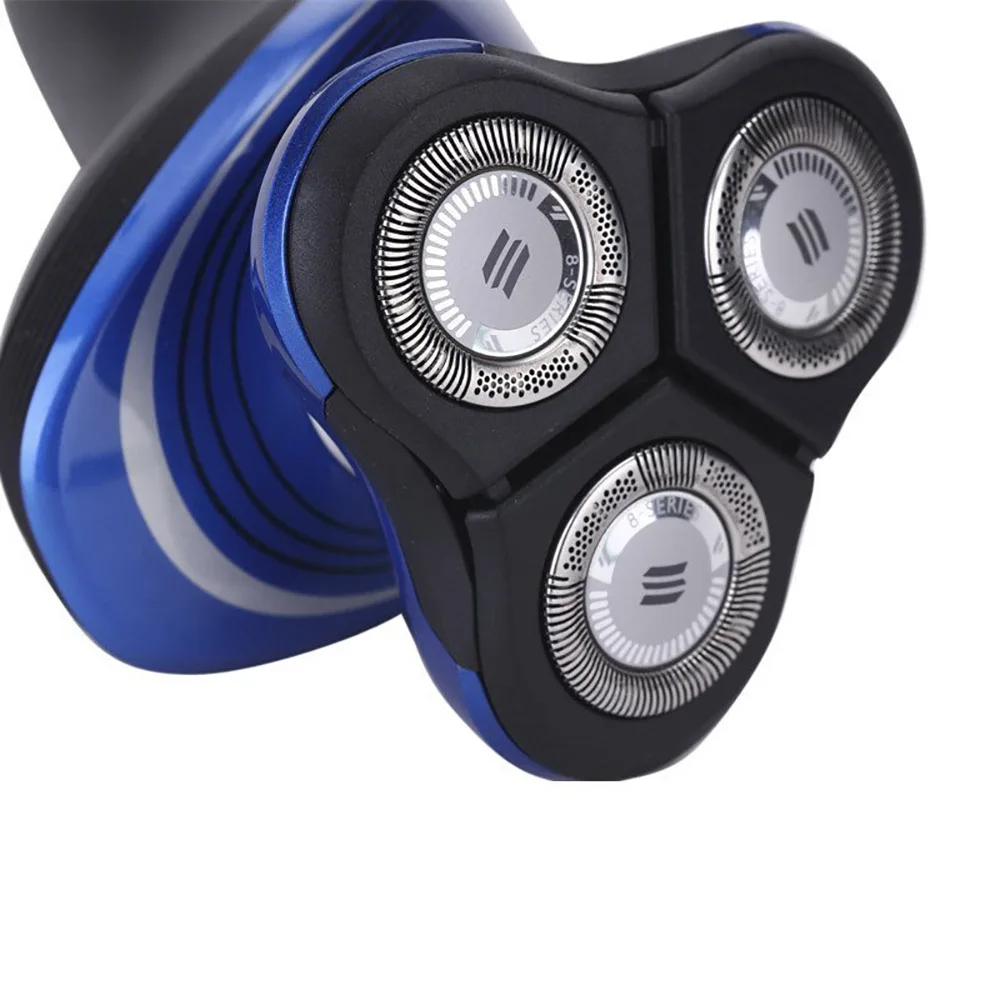 Мужская электрическая бритва Philips RQ1150X водонепроницаемая синяя с триммером для