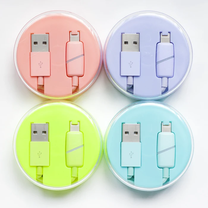 2016 NEW MFI certification Flashing LED Bright 8Pin USB Charger Data Cable Flat Cord For iPhone 5 / 5S / 5C 6 / 6Plus IOS8 / 9