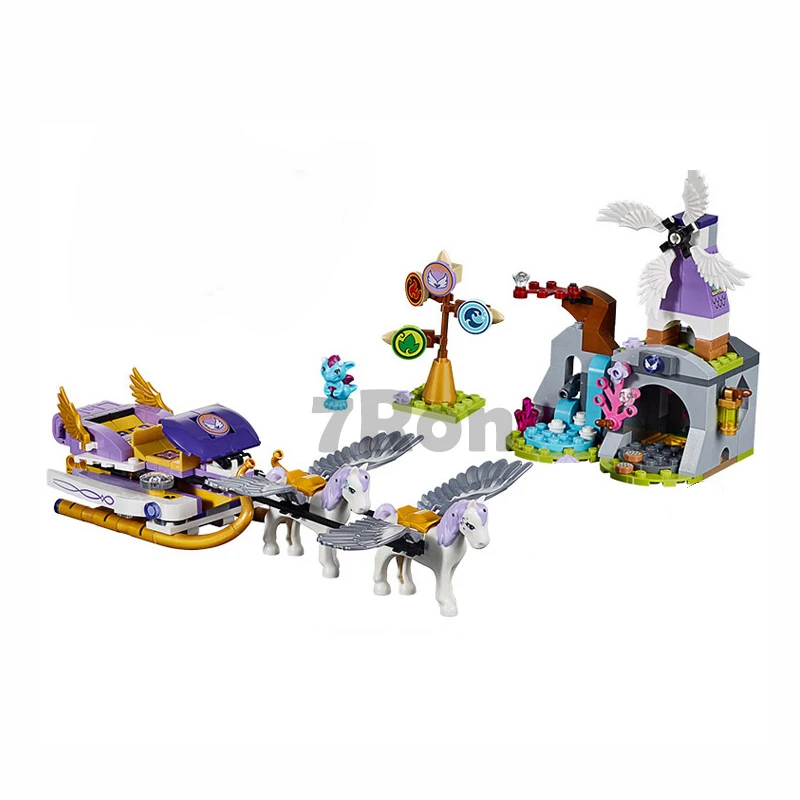 Utilgængelig henvise Terminal Compatible with Lego Elves 41077 BELA 10413 318pcs Elves Figure blocks  Aira's Pegasus Sleigh building blocks toys for children _ - AliExpress  Mobile