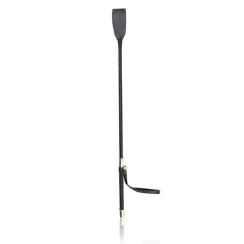 fantasy Bondage Boutique Slim Leather Riding Crop BDSM Whips paddle handle Fetish spank slave submission sex toys for couples 3