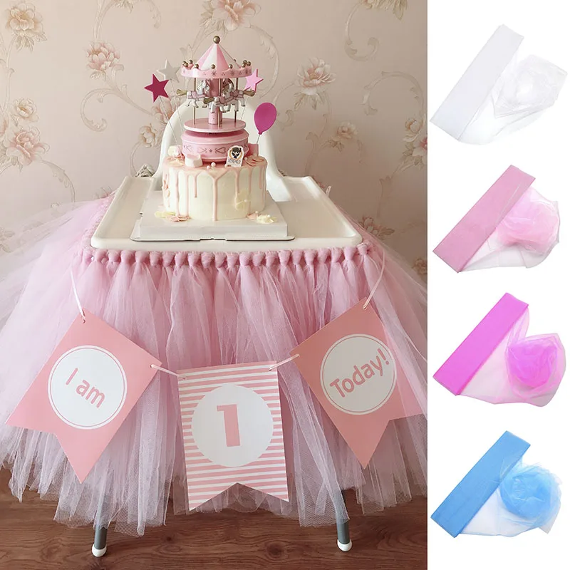 5/10M 45CM White Purple Pink Yard Crystal Wedding Tulle Organza Sheer Roll Fabric Mariage Yarn Wedding Chair Sashes Decoration