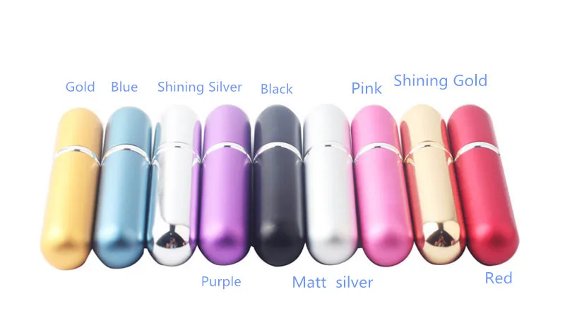 

Mini refillable Atomizer 5ml 5cc Metal Spray Bottle Parfume Bottle Scent Atomizer Perfume Bottle 10pcs