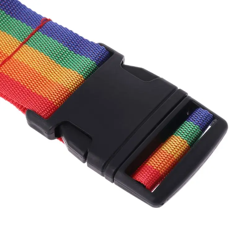 Travel Buckle Lock Tie Down Belt for Baggage Nylon Adjustable Luggage Straps Travel Buckle Lock Tie Down Belt for Baggage Nylon Adjustable Luggage Straps