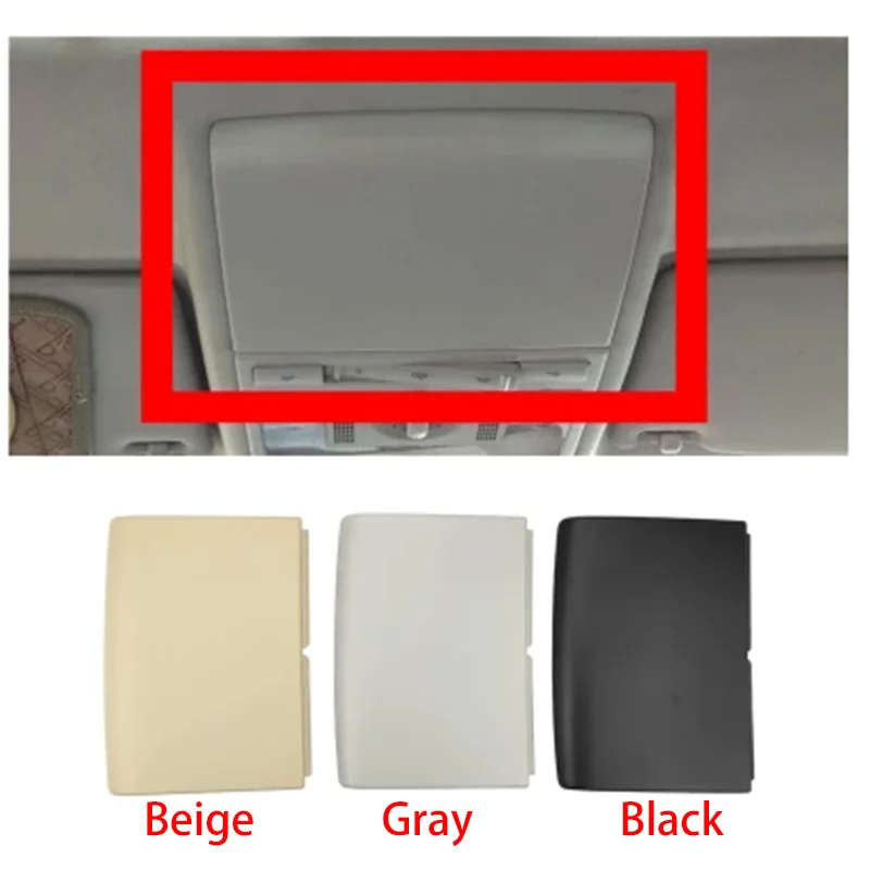 

1 Pcs Skylight Motor Cover Ceiling Lamp Side Plate For VW Polo 2002-2010 18D 877 829 18D877829 Grey