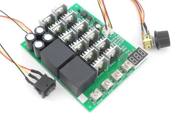 

PWM DC 12v / 24v / 36v / 48v 60A 3000W motor speed controller with reverse switch ( PWM HHO RC Controller)
