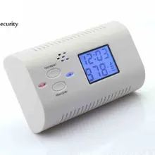 YobangSecurity Предупреждение батарейках, ЖК-детектор углерода, независимый датчик газа CO, детектор сигнализации при ядовитом угаре