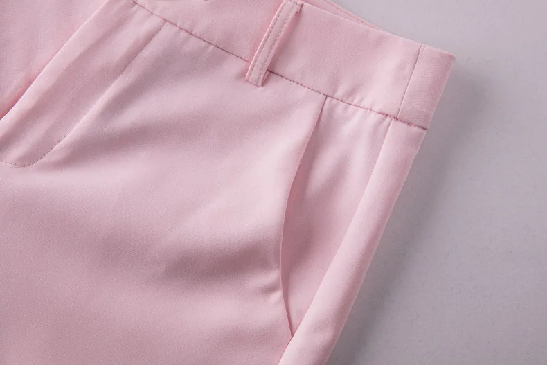 Ellacey, женский розовый костюм, женские деловые брюки, костюмы, блейзер, брюки, униформа, женский деловой комплект из 3 предметов