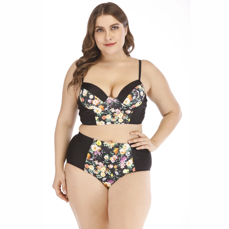 

Bath Suit 2 Pieces 2019 Sexy Bikini Set Plus size Swimming Suit Women High Waist Brazilian Bathing Suit Female Beachwear Biquini