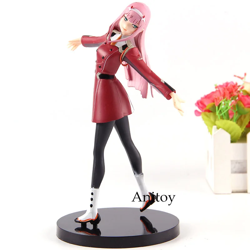 

Anime DARLING in the FRANXX 02 Zero Two Code 002 PVC Action Figures Collection Model Toys