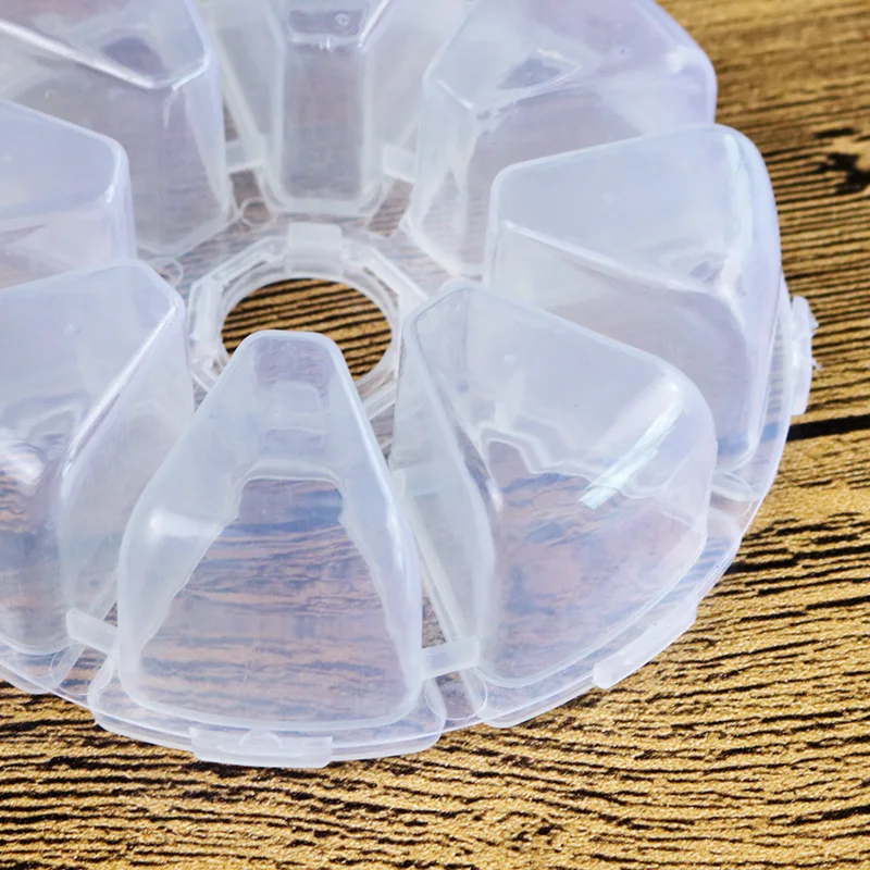 8 гритов хранение для принадлежностей для дизайна ногтей пластиковый круглый контейнер для ногтей чехол-коробка стразы аксессуары органайзер для ногтей товары для рукоделия инструменты для красоты
