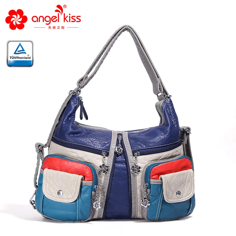 Angel Kiss мягкие сумки через плечо для женщин разных цветов повседневные AK678M|Сумки с