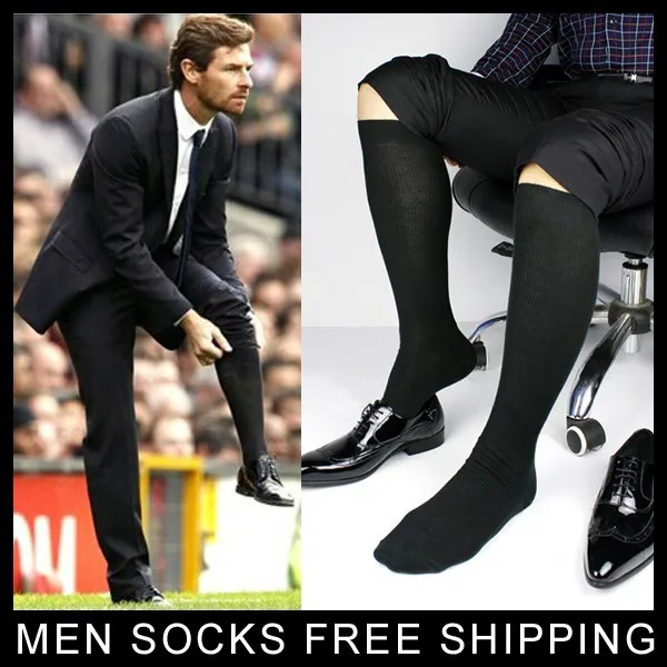 Новые стильные мужские официальные носки, гей сексуальный шланг для зимы, черный костюм носки для мужчин