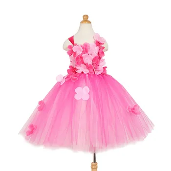 

Carters Promotion Silk Novelty Roupas Infantis Menina Vestidos Mujer Moana New Children's Princess Dress, Petal Girls Tutu Cloth