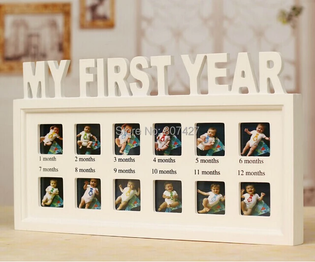 Baby's First Years Photo Frame Children grow up the frame Baby growth record frames ,Hanging