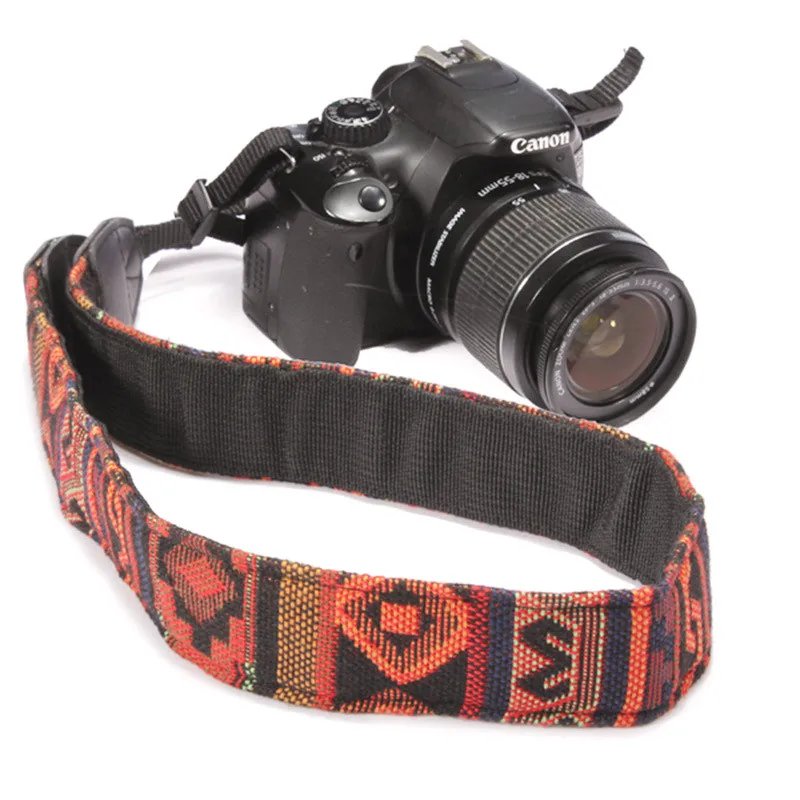 Hot Universal Adjustable Cotton Leather Camera Shoulder