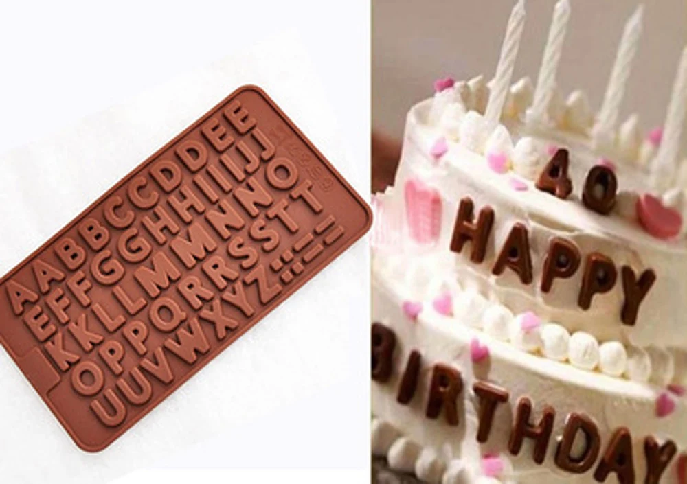 

DIY Alphabet Letter Chocolate Silicone Mould