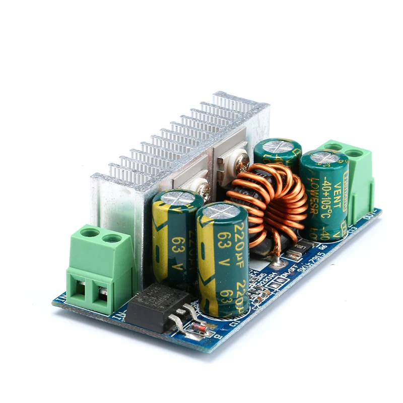 200W 15A DC-DC 8-55V to 1-36V Adjustable Buck Converter Step Down Module Voltage Power Supply 48V to 24V 12V 5V Aluminum Shell (3)