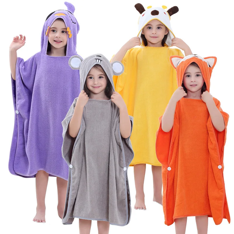 kids poncho towel