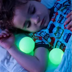 Творческий гриб светодиодный ночник красочные светящийся стол лампы съемными помпонами детская игрушка для сна светильники Спальня