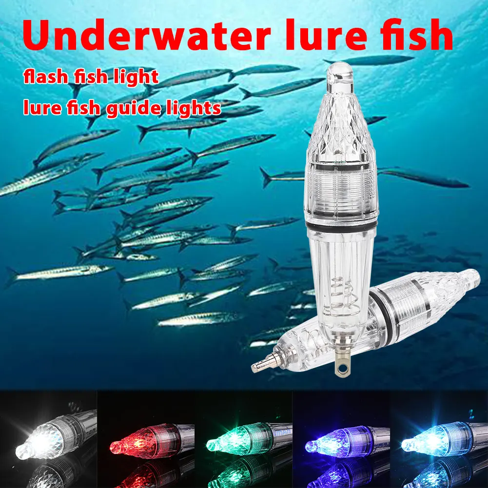 

Creative Fishing Light Lure Fish Lamp LED Fish Lamps Attracting Lure Flash Deep Drop Durable Universal 15cm Waterproof