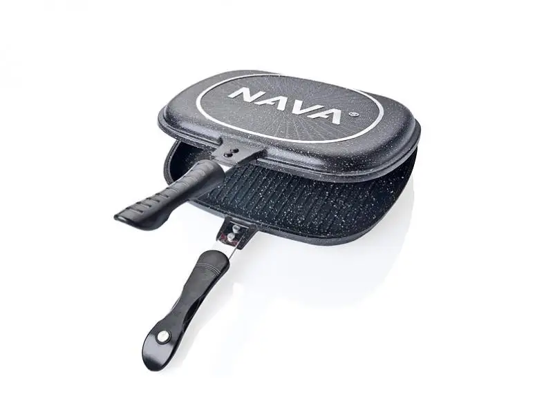 Frying Pan grill NAVA 28 cm double-sided | Дом и сад